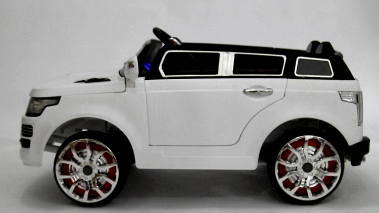 瑞贝特路虎儿童电动车童车小孩宝宝男女婴儿带遥控可坐人四轮双驱摇摆