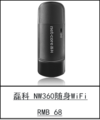 (netcore)NW392增强型1200MUSB无线网卡穿