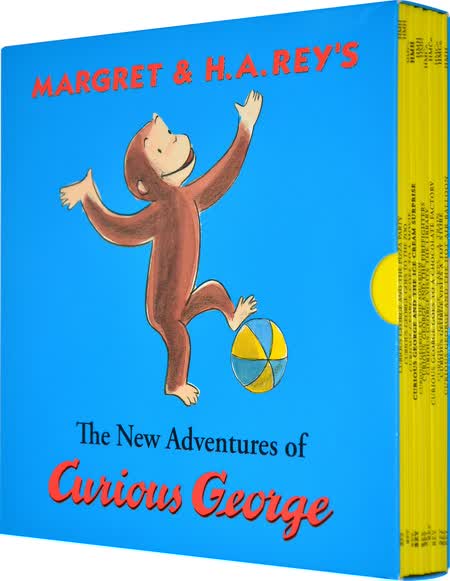英文原版curious george classic adventures好奇猴乔治11册 礼品盒装