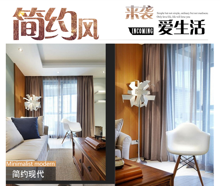 吉家女神窗帘成品 棉麻定制遮光帘客厅卧室 1632布-浅咖色 打孔定制 1米宽专拍(联系客服)