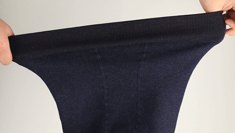 恒源祥 女士加绒加厚七彩棉打底裤冬款 无缝美体中腰单裤 薄款弹力