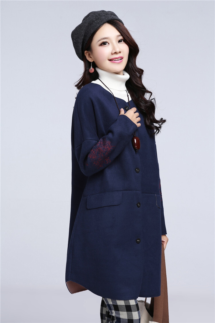 Arpina son gross is 莜 coats female jacket new Fall 2015 Korean Couture fashion in long coats)? loose cashmere overcoat autumn replacing new product lines for autumn and winter, pink L picture, prices, brand platters! The elections are supplied in the national character of distribution, so action, buy now enjoy more preferential! As soon as possible.