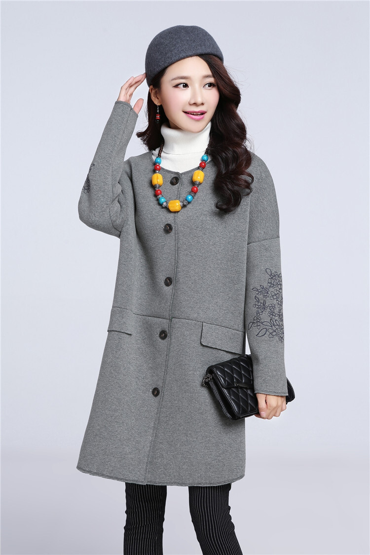 Arpina son gross is 莜 coats female jacket new Fall 2015 Korean Couture fashion in long coats)? loose cashmere overcoat autumn replacing new product lines for autumn and winter, pink L picture, prices, brand platters! The elections are supplied in the national character of distribution, so action, buy now enjoy more preferential! As soon as possible.