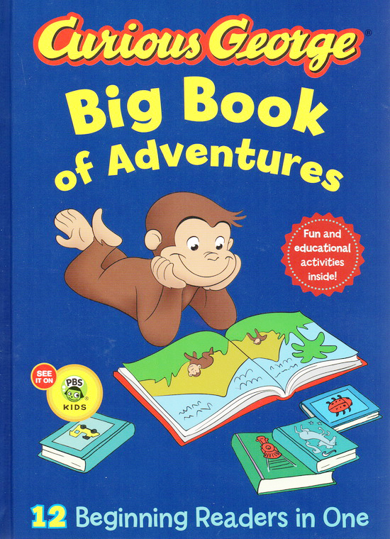 英文原版 curious george 好奇的乔治猴12个故事精装合辑图画故事书