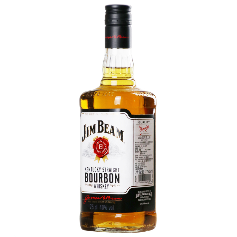 国占边波本威士忌 鸡尾酒调酒基酒Jim Beam W