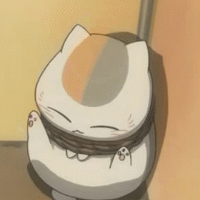 夏目友人帐猫咪老师抱枕娘口三三动漫周边靠垫腰枕毛绒公仔猫老师公仔