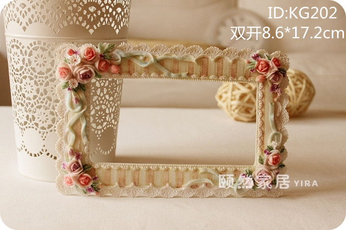 
                                        两件包邮-颐然（YIRA） 手工创意田园欧式开关套 插座贴 开关保护贴套 树脂开关贴-双开三开多尺寸 KG203双开 树脂开关贴                