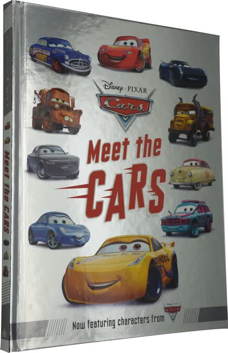 meet the cars 赛车总动员 汽车角色透析 精装图画书 英文原版绘本