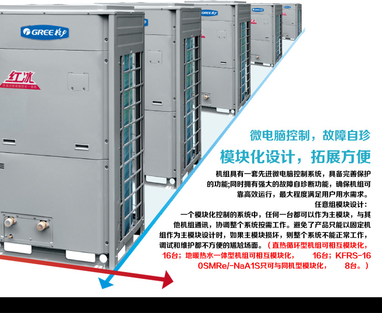 格力商用空气能热水机组 红冰系列 KFRS-30ZMRe/NaB2S