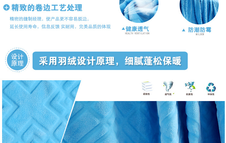 Andory 纯色金貂绒毛毯 加厚毛绒床单 春秋盖毯 空调毯 夏凉被毯午休毯 粉红 200*230cm