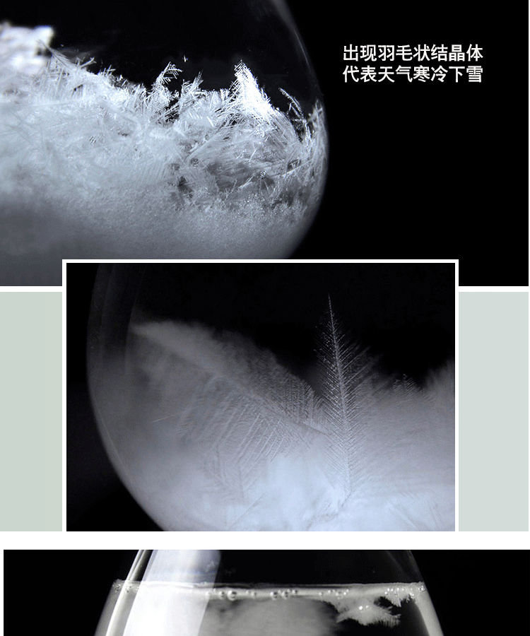 拾锦创意礼物 天气预报瓶风暴瓶生日情人节送礼品圣诞节礼物送女友SJ4101 原装版