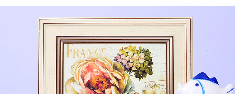 盛世壹品 客厅美式装饰画乡村照片墙相框组合挂画植物花卉餐厅玄关现代壁画 PB001-B 135X100cm(占墙面积)