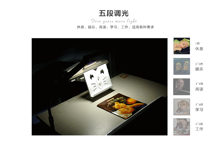 安奈特LED护眼落地灯 调光现代简约书房客厅卧室床头钢琴落地台灯 五档调光调色温 黑色