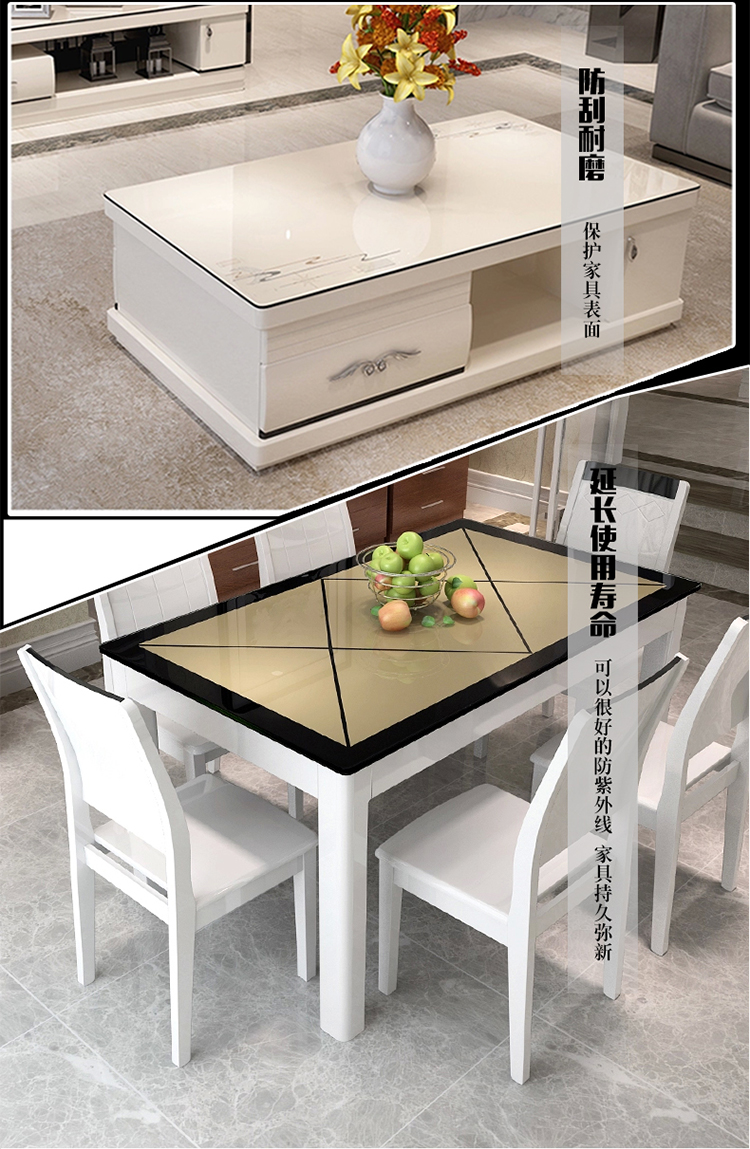 
                                        正奥（zeal） 正奥正品家具保护膜 透明 耐高温自粘无胶静电烤漆实木大理石茶几玻璃贴膜 0.86 米宽                