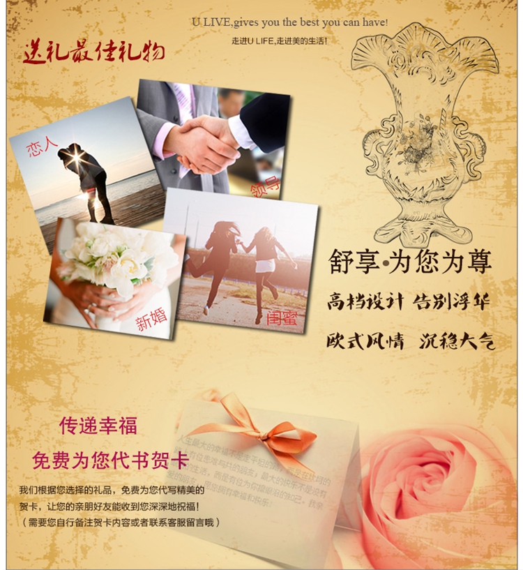
                                        友来福 陶瓷花瓶摆件客厅电视柜装饰品欧式复古落地花瓶 花海花瓶18寸                