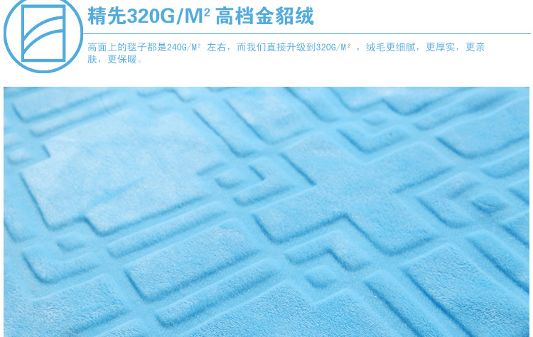 Andory 纯色金貂绒毛毯 加厚毛绒床单 春秋盖毯 空调毯 夏凉被毯午休毯 粉红 200*230cm