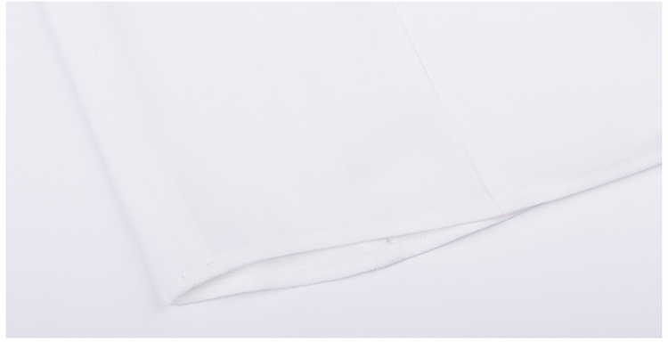 Ditto迪图2015秋装新品时尚绣花圆领长袖衬衫女TLCM106 米白色 XL