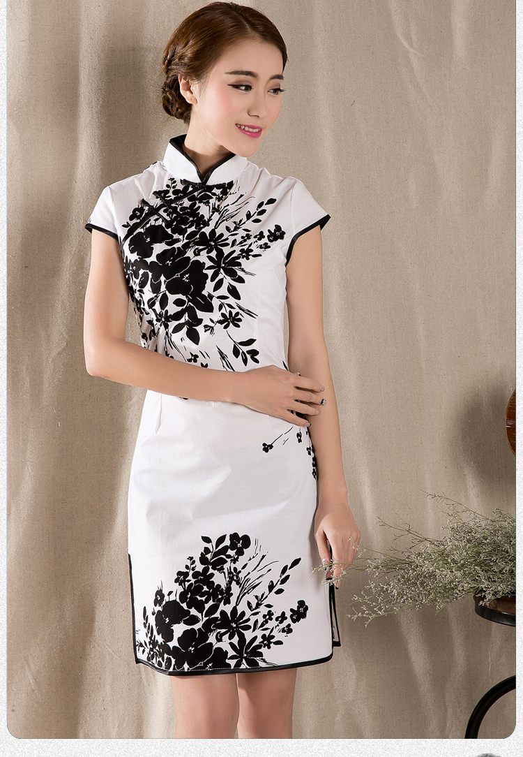 The Oi-fong Chinese wind graphics thin cheongsam dress stamp improved antique cheongsam dress XL pictures, price, brand platters! Elections are good character, the national distribution, so why buy now enjoy more preferential! Health