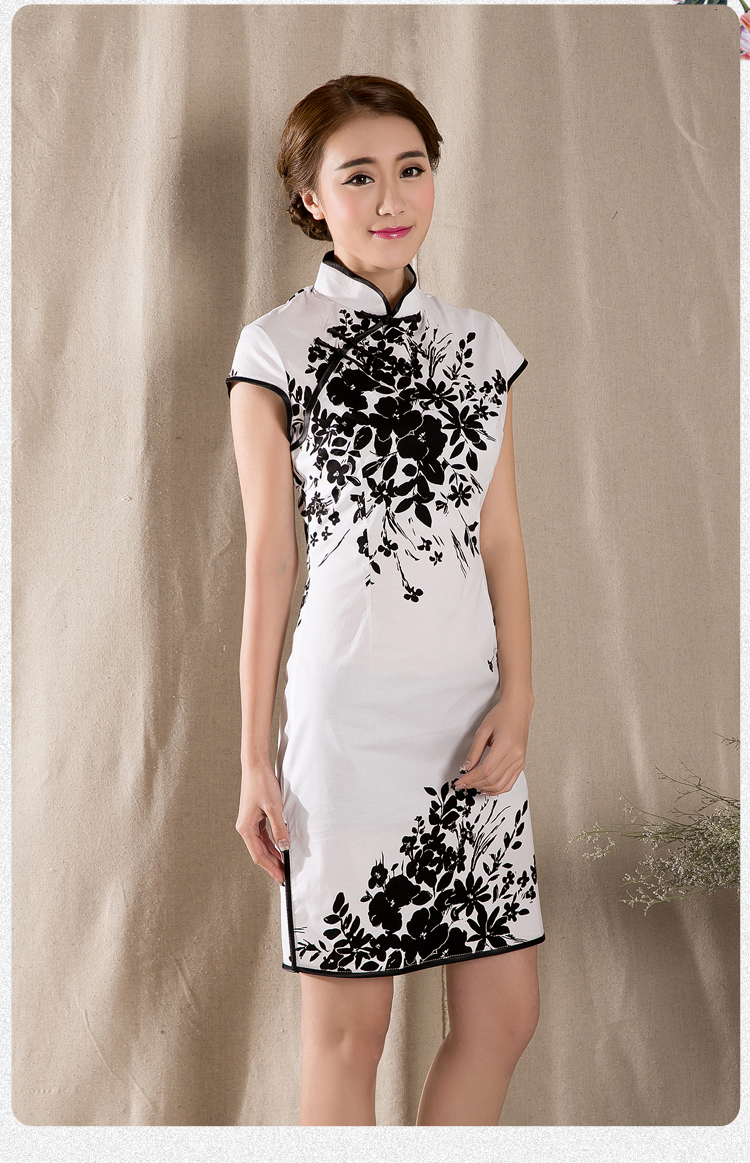 The Oi-fong Chinese wind graphics thin cheongsam dress stamp improved antique cheongsam dress XL pictures, price, brand platters! Elections are good character, the national distribution, so why buy now enjoy more preferential! Health