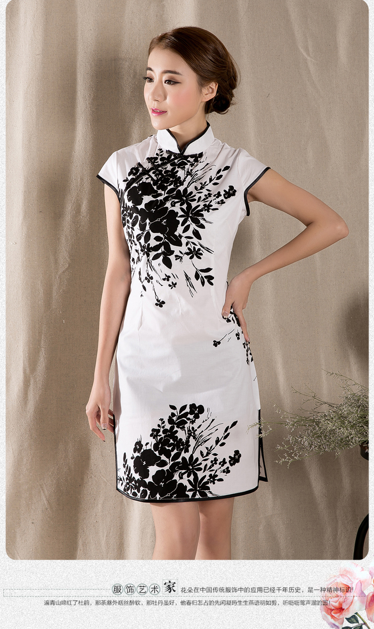 The Oi-fong Chinese wind graphics thin cheongsam dress stamp improved antique cheongsam dress XL pictures, price, brand platters! Elections are good character, the national distribution, so why buy now enjoy more preferential! Health