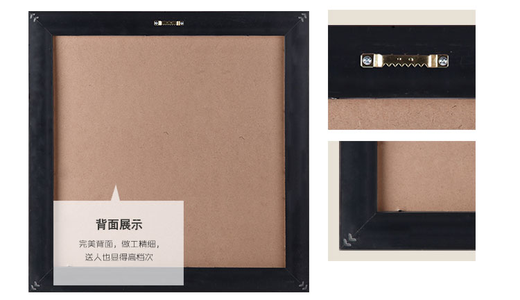 时黛 美式客厅装饰画有框 沙发背景墙画餐厅壁画玄关挂画卧室床头画 珊瑚海 SD088 6折 哑光棕色木纹A画芯75*105