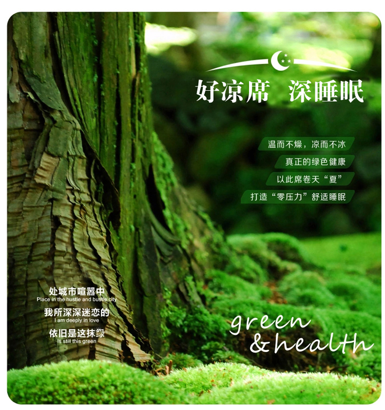 圣可尼 草席二/三件套 可折叠冰丝单人双人床 空调席1.5/1.8米夏季凉席 1.8m床三件套