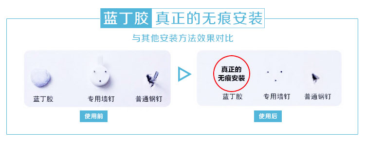 无痕蓝丁胶照片墙相框墙专用胶75g