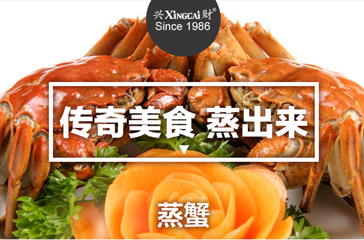 兴财京东配送 复底不粘蒸锅 304不锈钢蒸锅 尊雅系列节能锅具 26cm蒸锅加1元大礼包