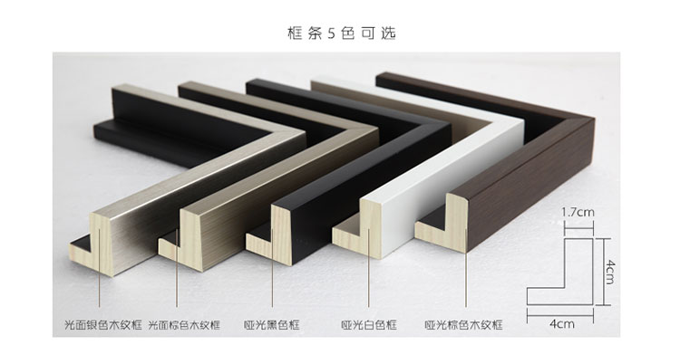 时黛 美式客厅装饰画有框 沙发背景墙画餐厅壁画玄关挂画卧室床头画 珊瑚海 SD088 6折 哑光棕色木纹A画芯75*105
