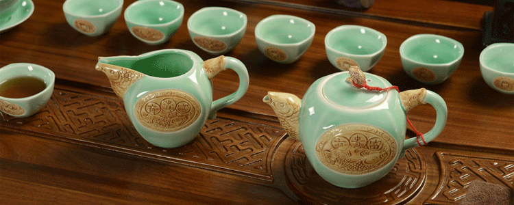 传颂 高端紫砂功夫茶具套装花梨木至尊实木茶盘茶台茶海茶壶陶瓷哥窑四合一电磁炉居家办公礼盒装 7.花梨木大汉至尊-紫砂虎啸