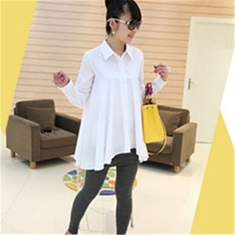 The 2015 summer new, loose the code ladies lapel, long high-waist shirt long-sleeved 100 ground leisure increase edition T-shirt 802 white XXXL pictures, price, brand platters! Elections are good character, the national distribution, so why buy now enjoy more preferential! Health