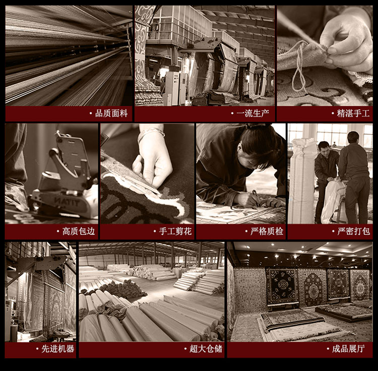 
                                        青格勒 地毯欧式客厅茶几毯现代简约卧室床边毯手工雕花加厚加密地毯160*230cm 1413IV 1600x2300MM                