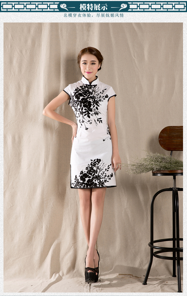 The Oi-fong Chinese wind graphics thin cheongsam dress stamp improved antique cheongsam dress XL pictures, price, brand platters! Elections are good character, the national distribution, so why buy now enjoy more preferential! Health