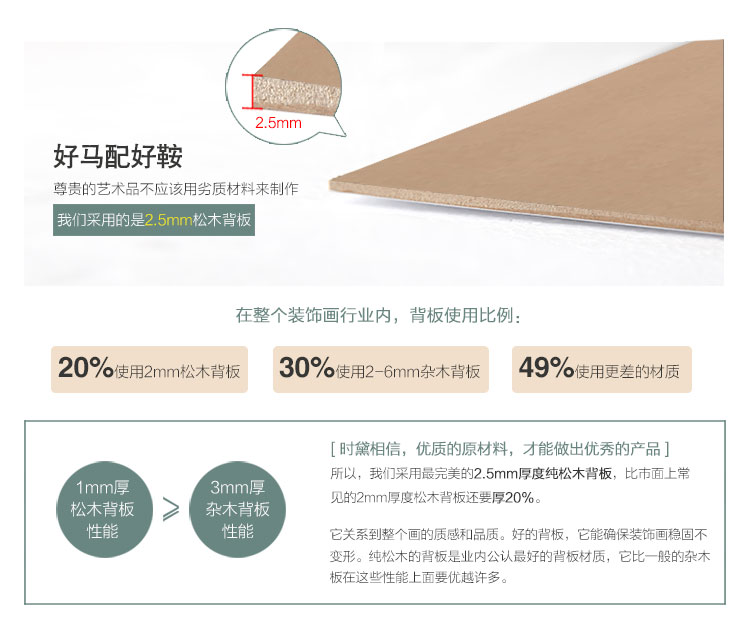 时黛 美式客厅装饰画有框 沙发背景墙画餐厅壁画玄关挂画卧室床头画 珊瑚海 SD088 6折 哑光棕色木纹A画芯75*105