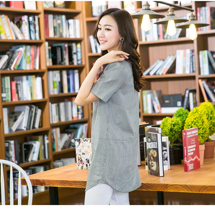 Coveted extra female thick mm summer V-neck of bars in long shirt loose kit shirt color streaks 5219 L picture, prices, brand platters! The elections are supplied in the national character of distribution, so action, buy now enjoy more preferential! As soon as possible.