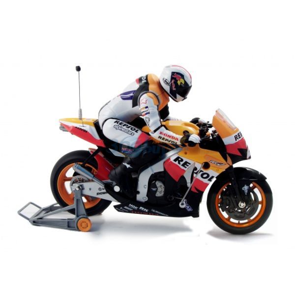 银辉玩具 数码遥控仿真摩托车 1:12 本田RC21