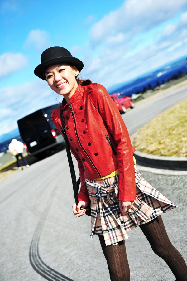 100F1 我的百分之一双排扣立领垫肩短款新西