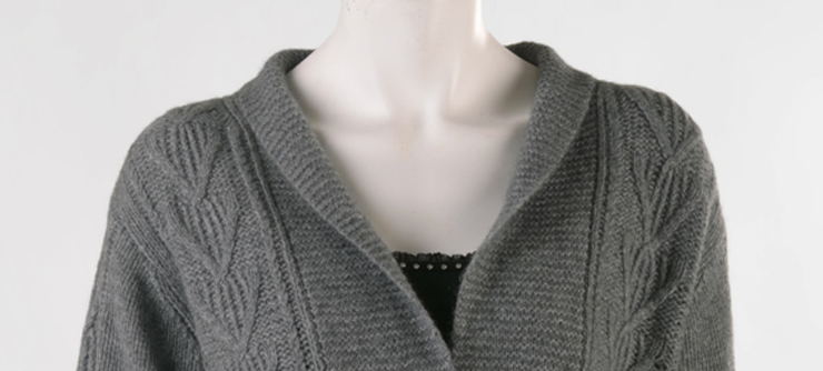 乐颂les100ciels 100%<em>羊绒</em>女装优雅<em>编织</em>长袖开