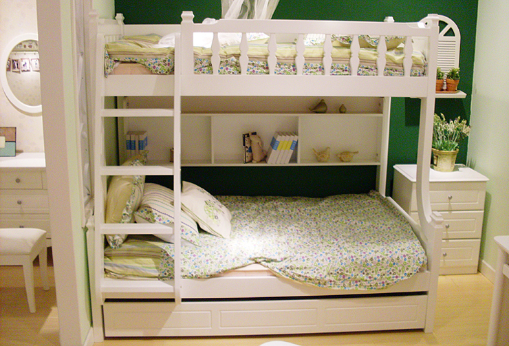 高低子母床<em>儿童姐妹床</em>双层