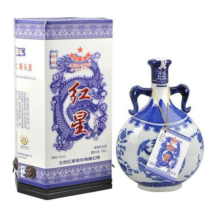 京东商城 红星 珍品二锅头酒 52度 750ml 报价