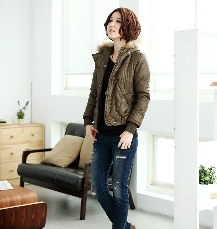 乔伊思JOICE 2011秋冬女装时尚短款太空棉松