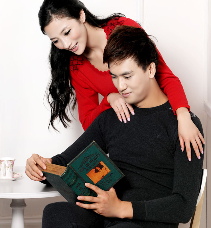 俞兆林 羊绒护膝臻品<em>女士</em>加厚保暖<em>内衣</em>套装60
