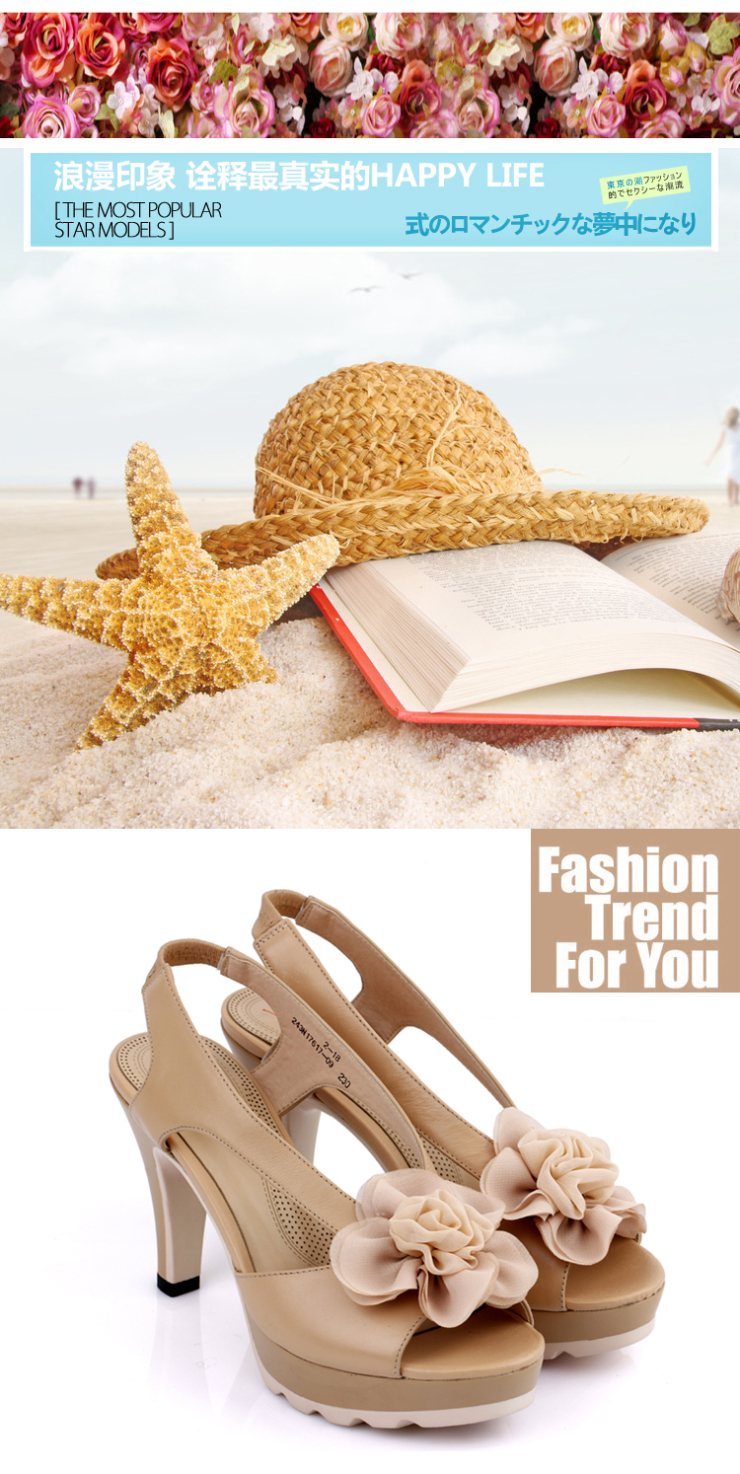 PALMPOLO/<em>保罗骑士</em>时尚<em>女凉鞋</em>夏季真皮粗跟