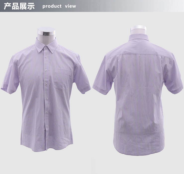 大卫山davehill中年男士短袖衬衫半袖衬衣男装