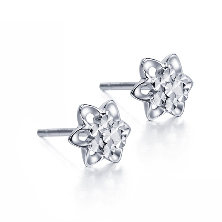 伟德国际金耳环周大福_百合花 金耳环周大福图片价格_小意达