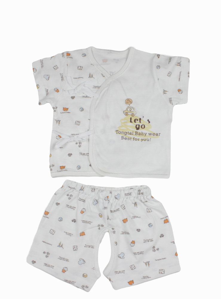 童泰 婴幼儿 半袖和服套装 5202 天蓝色 52码图