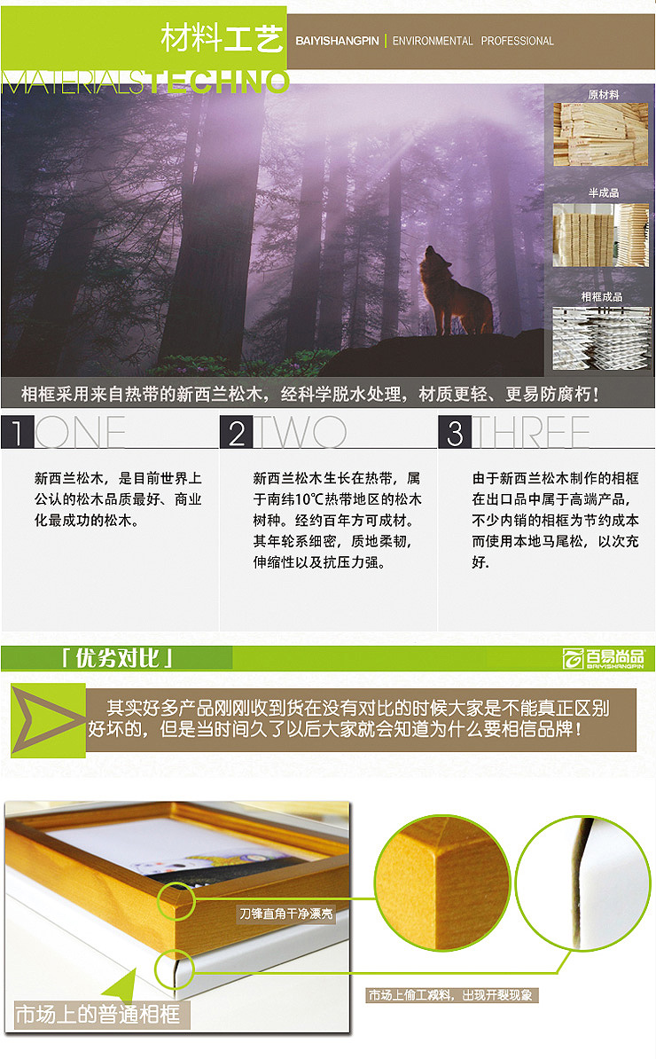 
                                        狮家实木28框大尺寸照片墙相片墙超大组合相框                