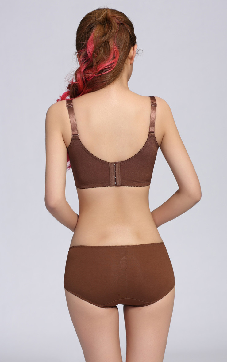 玉碧静影 <em>文胸套装</em>聚拢调整大罩杯深V<em>磁疗</em>丰胸