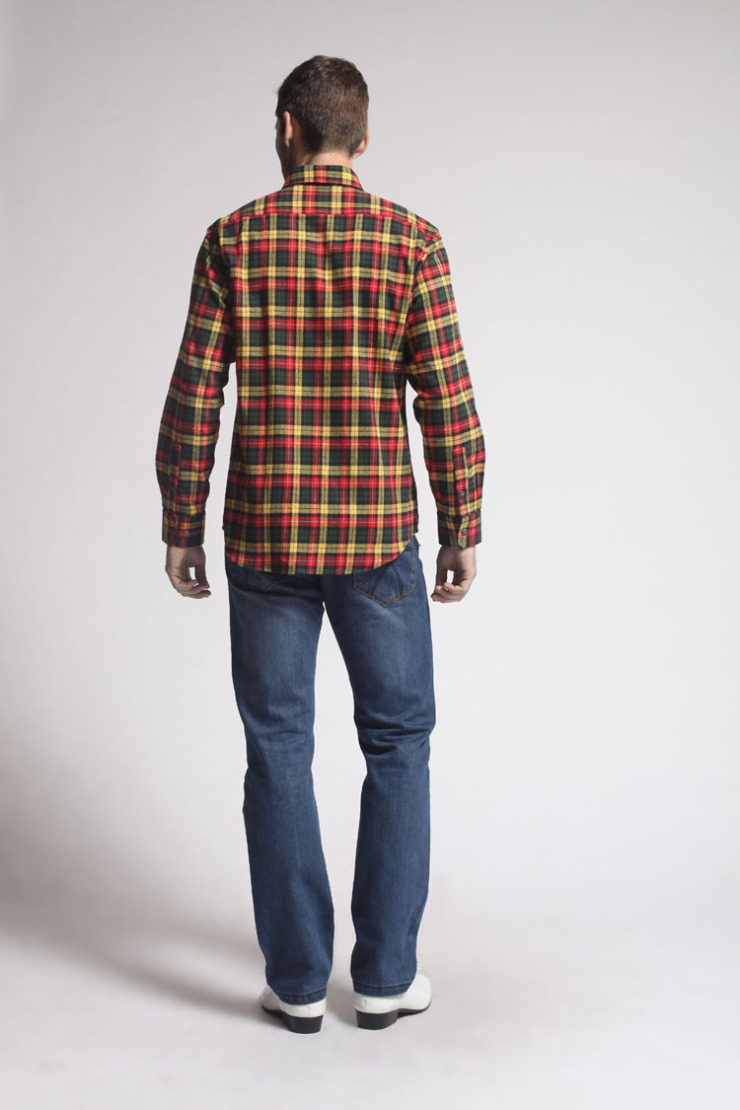 优鲨U-SHARK 2013春装全棉法兰绒休闲长袖衬