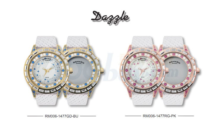 ROMAGO手表,瑞士雷米格手表 施华洛世奇水钻